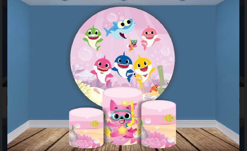 Baby Shark Background Decoration