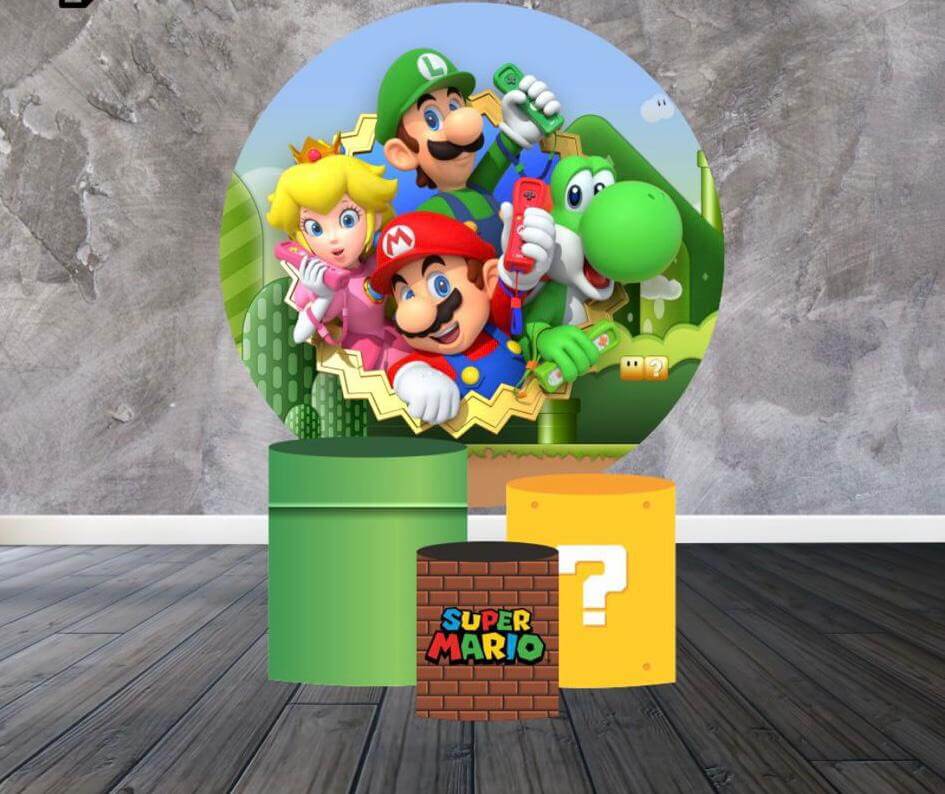 Super Mario Background Decoration