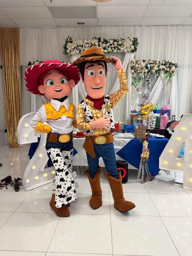 Woody and Jessie Character Rental